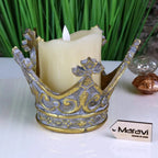 Ziro Crown Candle Holder Vintage Style - Joe’s Haven