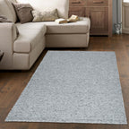Solid Design Recycled Low Pile Eco Rug | Jaya