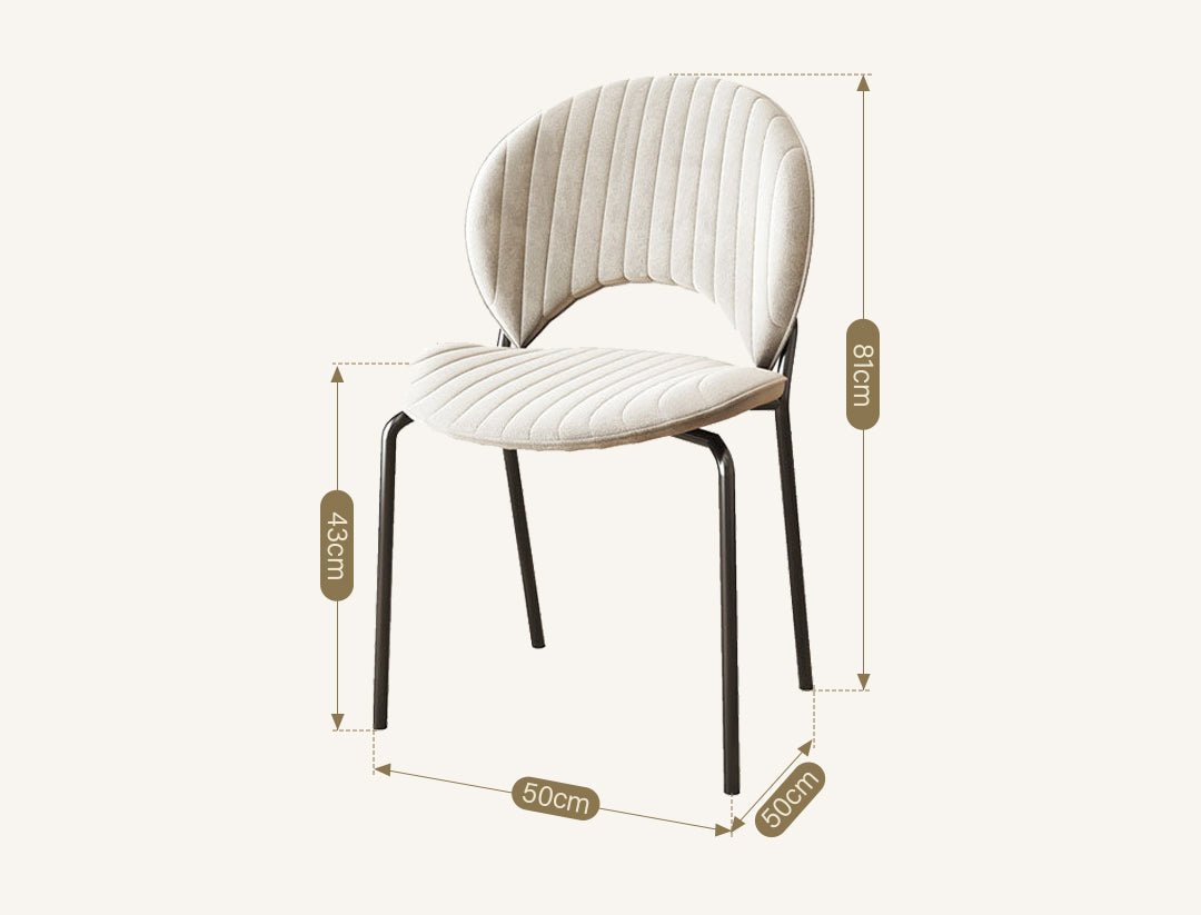Jerome Shell Dining Chair, Velvet - Joe’s Haven