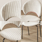 Jerome Shell Dining Chair, Velvet - Joe’s Haven