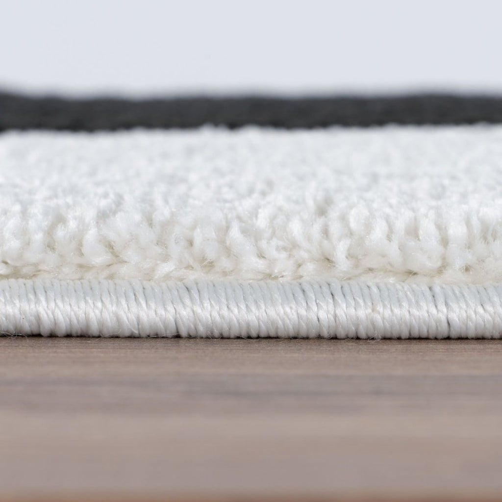 Joli Geometric Black & White Rug - Joe’s Haven