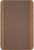 Washable Bordered Beige Rug | 116B - Joe’s Haven