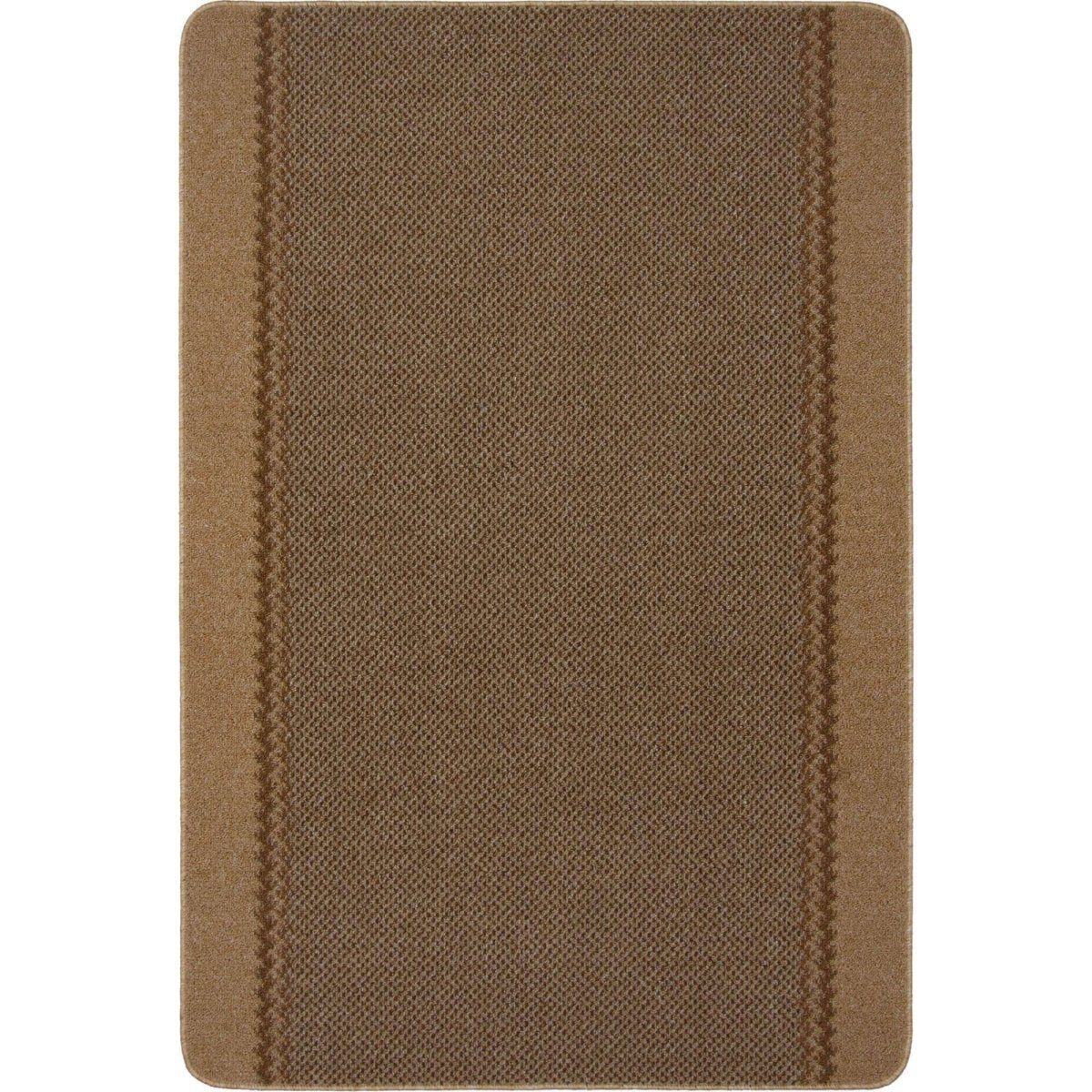 Washable Bordered Beige Rug | 116B - Joe’s Haven
