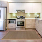Washable Bordered Beige Rug | 116B - Joe’s Haven