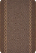 Washable Bordered Brown Rug | 116Br - Joe’s Haven