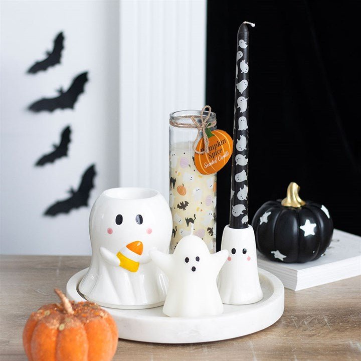 Candy Corn Ghost Oil Burner and Wax Warmer - Joe’s Haven