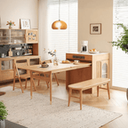 Kacey Extendable Dining Table Set, Storage, Solid Wood - Joe’s Haven