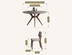 Leah Round Dining Table Set - Joe’s Haven