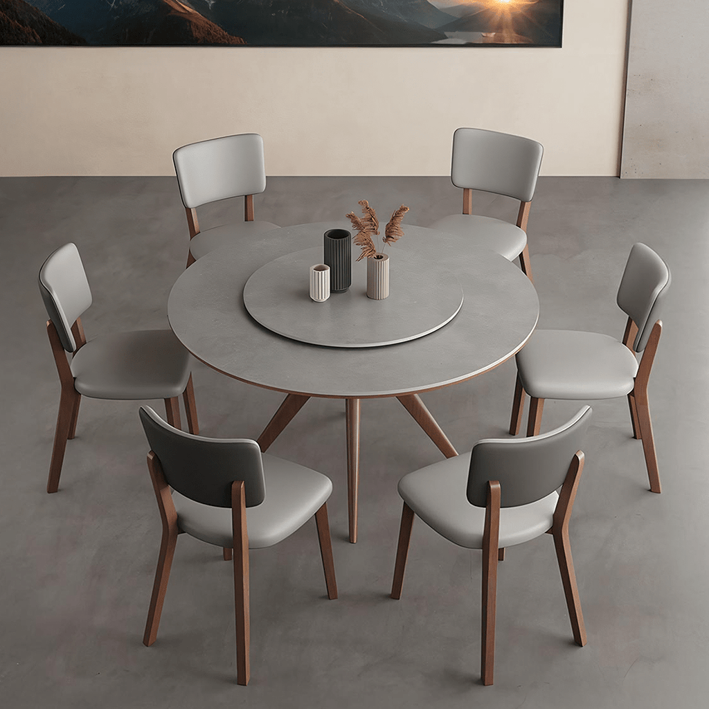 Leah Round Dining Table Set - Joe’s Haven