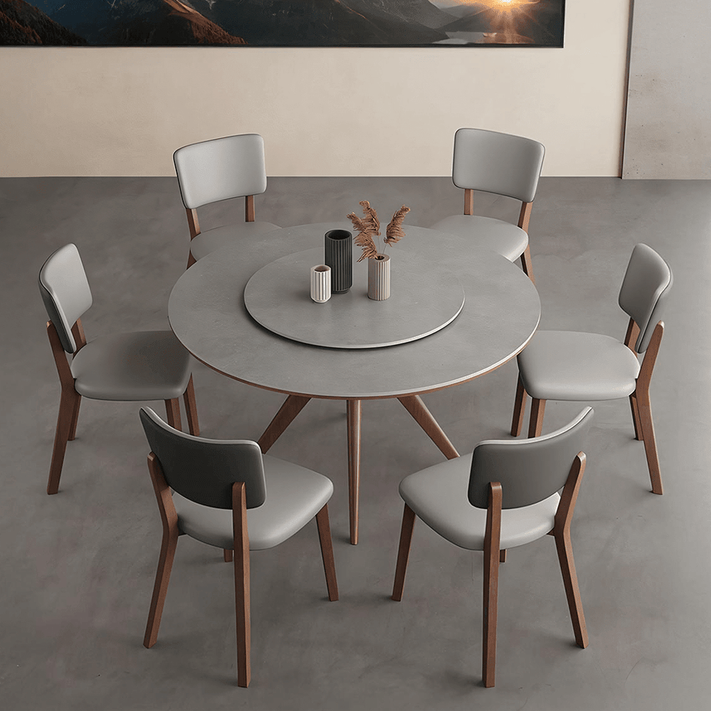 Leah Round Dining Table Set - Joe’s Haven