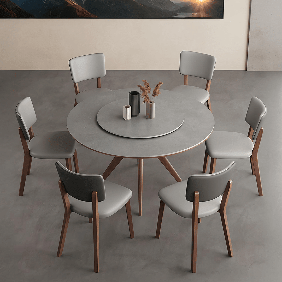 Leah Round Dining Table Set - Joe’s Haven
