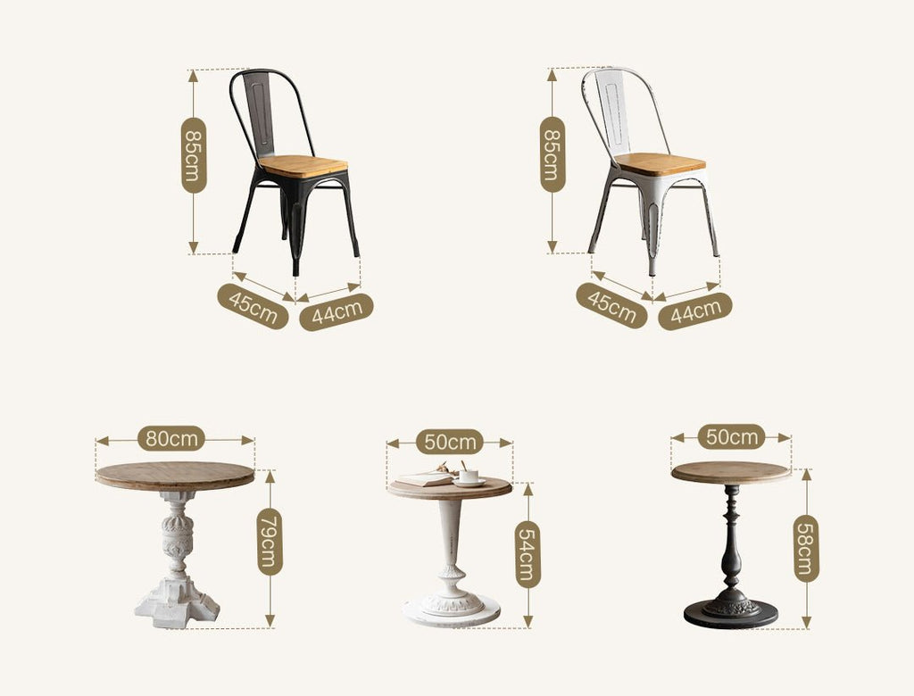 Leif Retro White Dining Table - Joe’s Haven