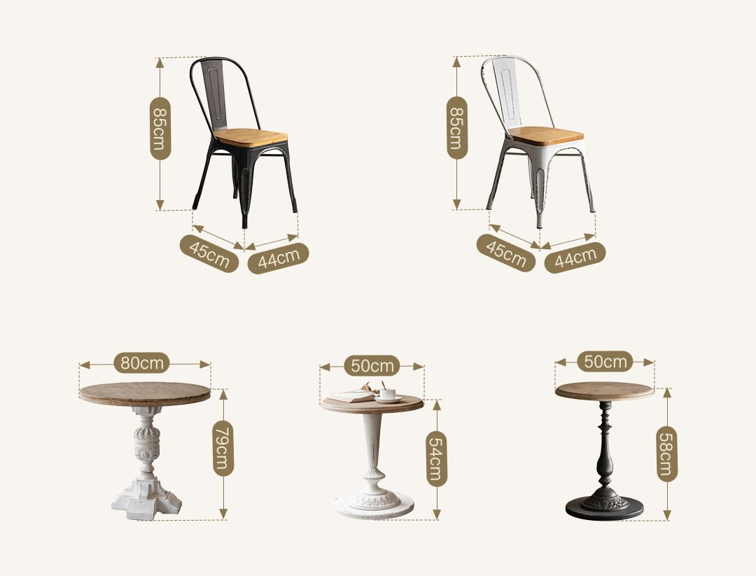 Leif Retro White Dining Table - Joe’s Haven