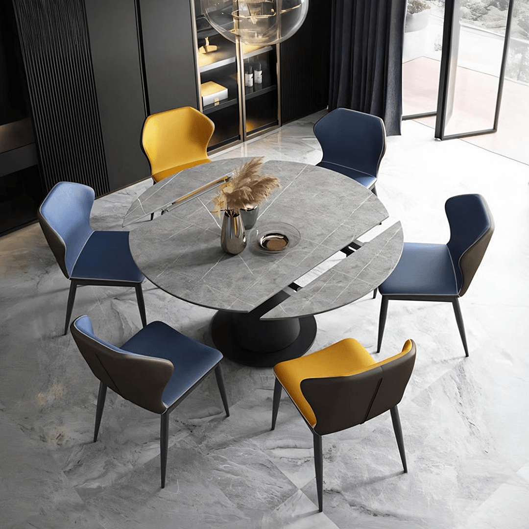 Lessie Extendable Dining Table, Sintered Stone - Joe’s Haven