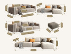 Lionel Two Seater Sofa, Linen - Joe’s Haven