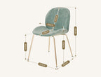 Lule Dining Chair, Velvet