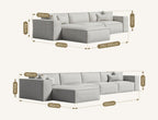 Lynnbrook Two Seater Sofa, Linen - Joe’s Haven