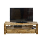Merlin Mango Wooden Tv Stand With 2 Drawers - Joe’s Haven