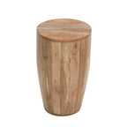 Merlin Mango Wooden Drum Side Table - Joe’s Haven