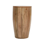 Merlin Mango Wooden Drum Side Table - Joe’s Haven