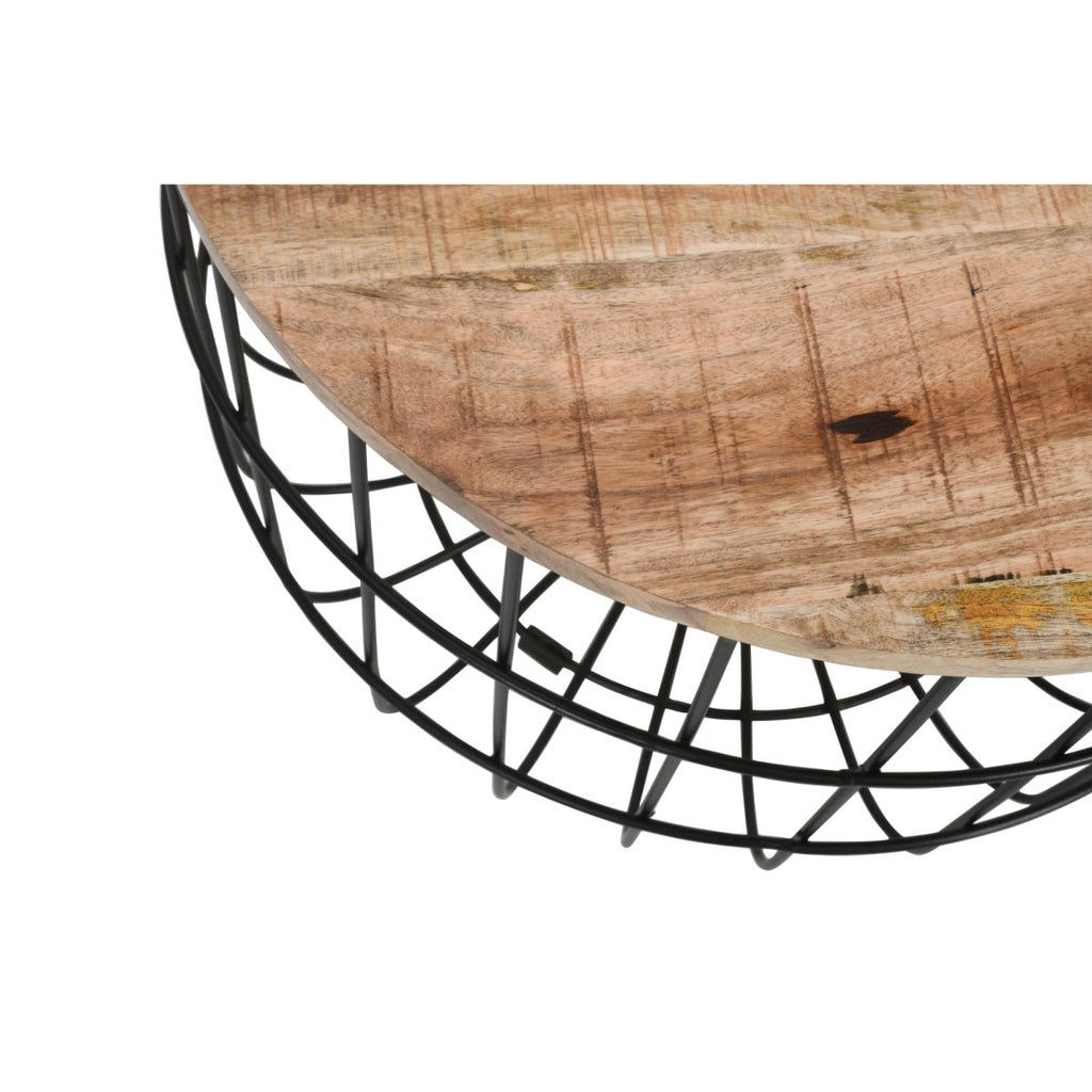 Merlin Mango Wooden Wire Coffee Table - Joe’s Haven