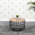 Merlin Mango Wooden Wire Coffee Table - Joe’s Haven
