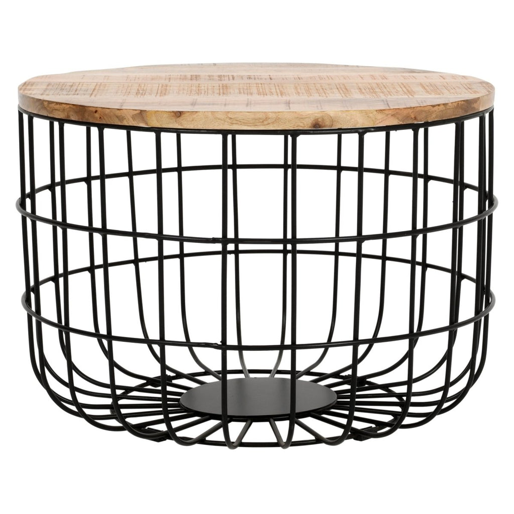 Merlin Mango Wooden Wire Coffee Table - Joe’s Haven