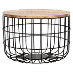 Merlin Mango Wooden Wire Coffee Table - Joe’s Haven