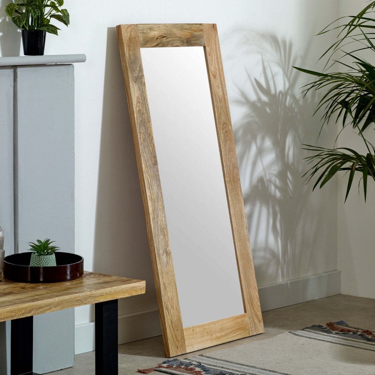 Merlin Mango Wooden Mirror Extra Long - Joe’s Haven