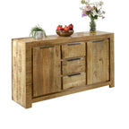 Merlin Mango Wooden Large Sideboard 2 Door & 3 Drawer - Joe’s Haven