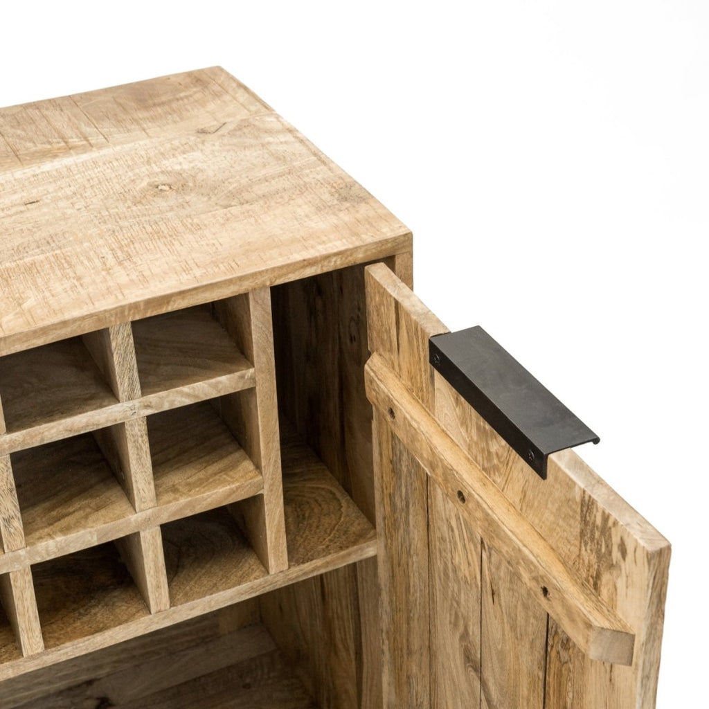 Merlin Mango Wooden Drinks Cabinet/Sideboard - Joe’s Haven