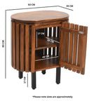 Compton Mango Wood Bedside Table - Joe’s Haven