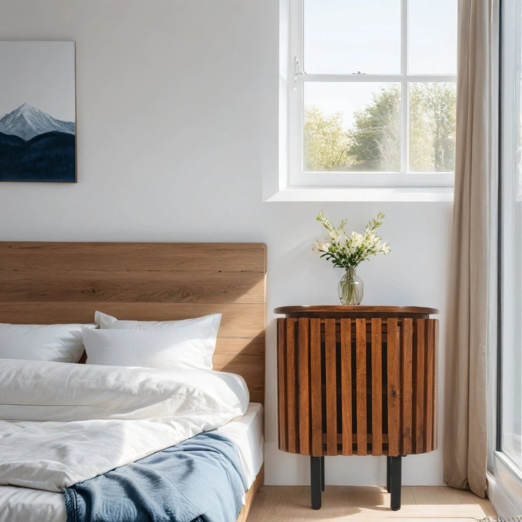 Compton Mango Wood Bedside Table - Joe’s Haven