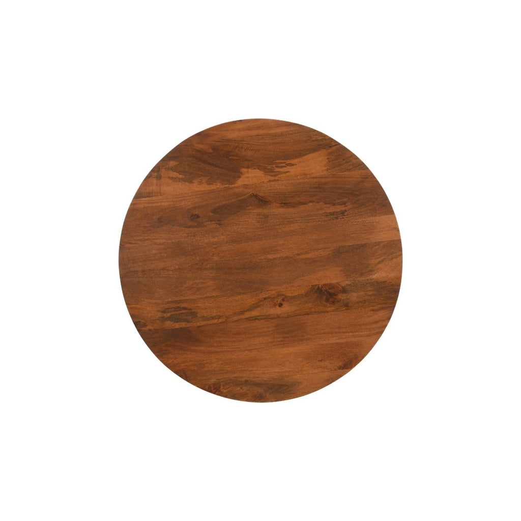 Compton Mango Wood Round Coffee Table - Joe’s Haven