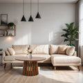 Compton Mango Wood Round Coffee Table - Joe’s Haven