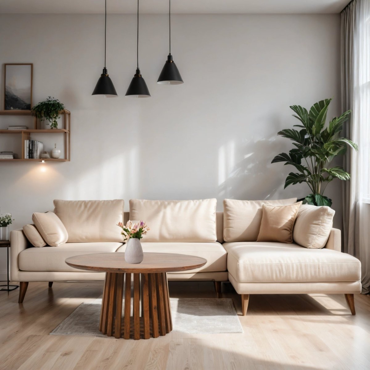 Compton Mango Wood Round Coffee Table - Joe’s Haven