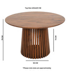 Compton Mango Wood Round Dining Table - Joe’s Haven