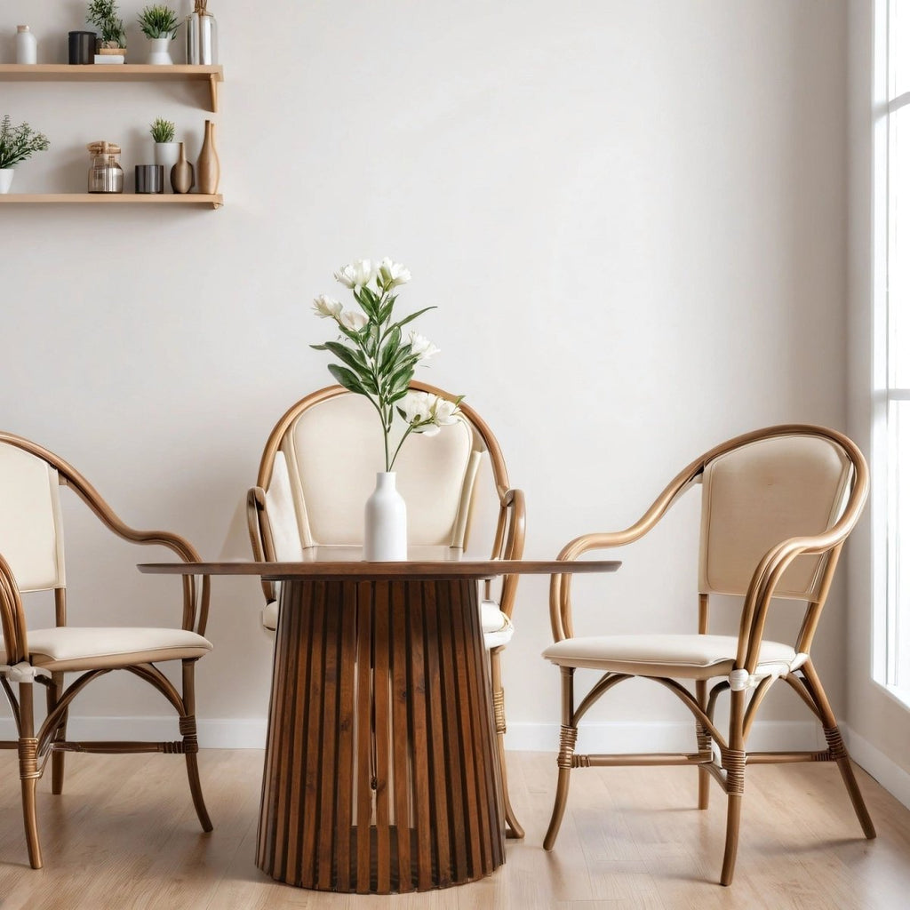 Compton Mango Wood Round Dining Table - Joe’s Haven