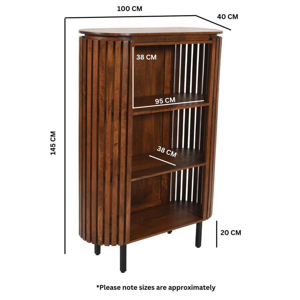 Compton Mango Wood Bookcase - Joe’s Haven