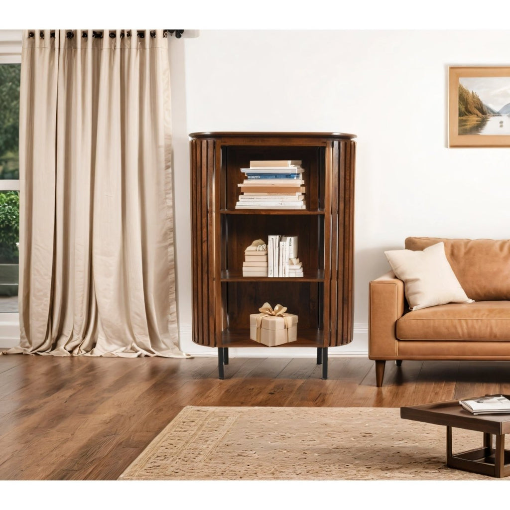 Compton Mango Wood Bookcase - Joe’s Haven