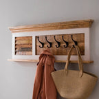 Bianco Solid Mango Wood White Hanging Unit - Joe’s Haven