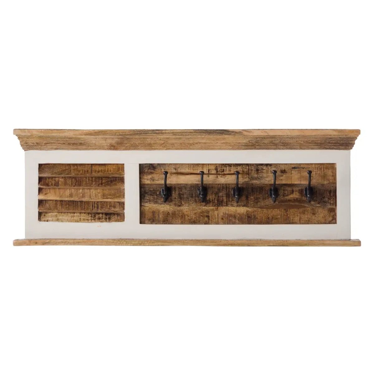 Bianco Solid Mango Wood White Hanging Unit - Joe’s Haven