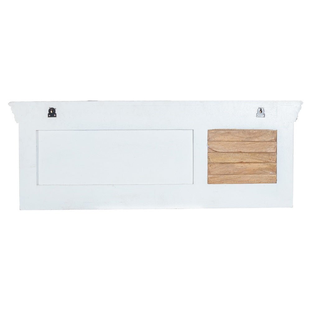 Bianco Solid Mango Wood White Hanging Unit - Joe’s Haven