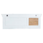 Bianco Solid Mango Wood White Hanging Unit - Joe’s Haven