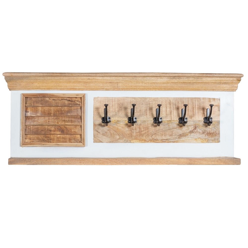 Bianco Solid Mango Wood White Hanging Unit - Joe’s Haven