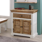 Bianco Solid Mango Wood Small Sideboard White - Joe’s Haven