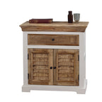 Bianco Solid Mango Wood Small Sideboard White - Joe’s Haven
