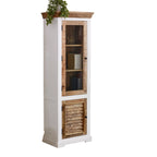 Bianco Solid Mango Wood Bookcase White - Joe’s Haven