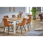 Bianco Solid Mango Wood White Dining Table 170Cm - Joe’s Haven