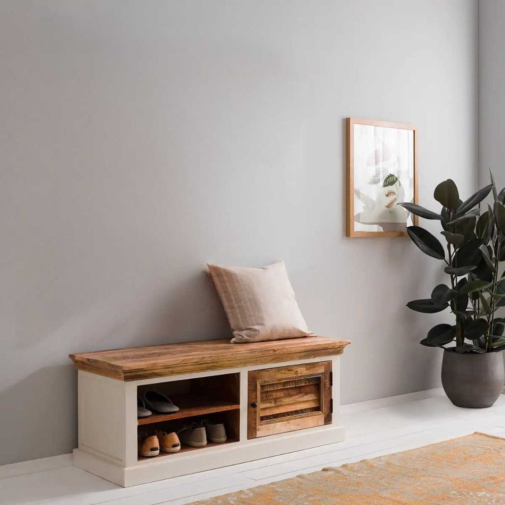 Bianco Wood Shoe Rack Upto 43" - Joe’s Haven